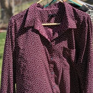 Long sleeved Ann Taylor silky blouse